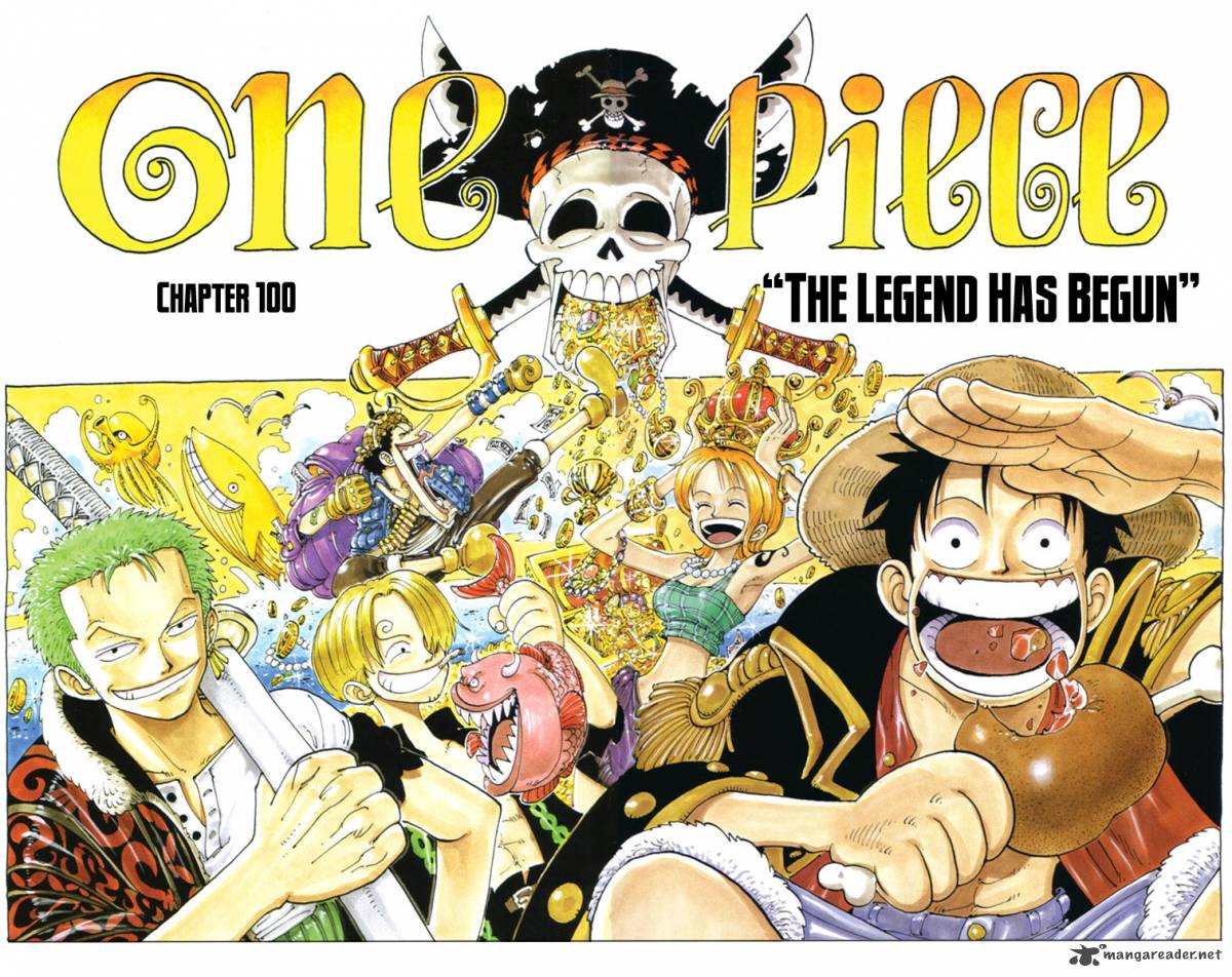 One Piece Manga Chapter 100 page 8 - The Legend Has Begun