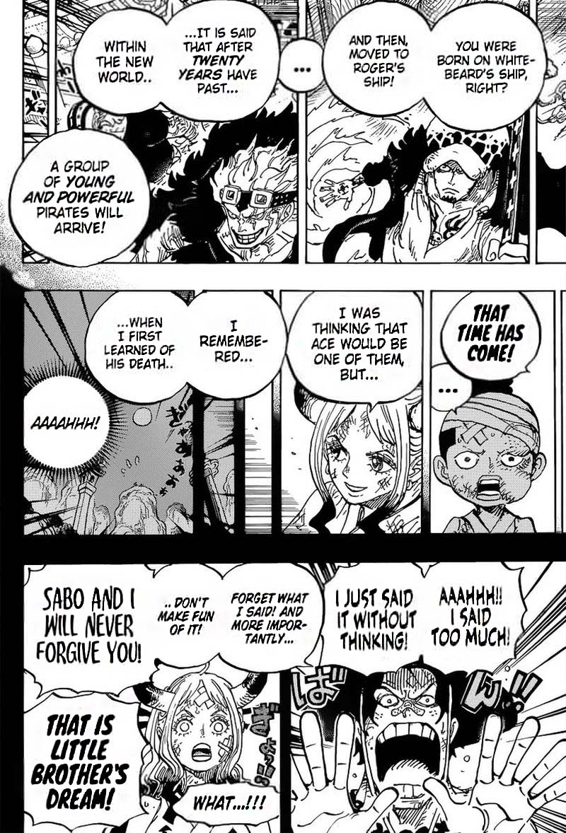 One Piece Manga Chapter 1000 page 4 - Straw Hat Luffy
