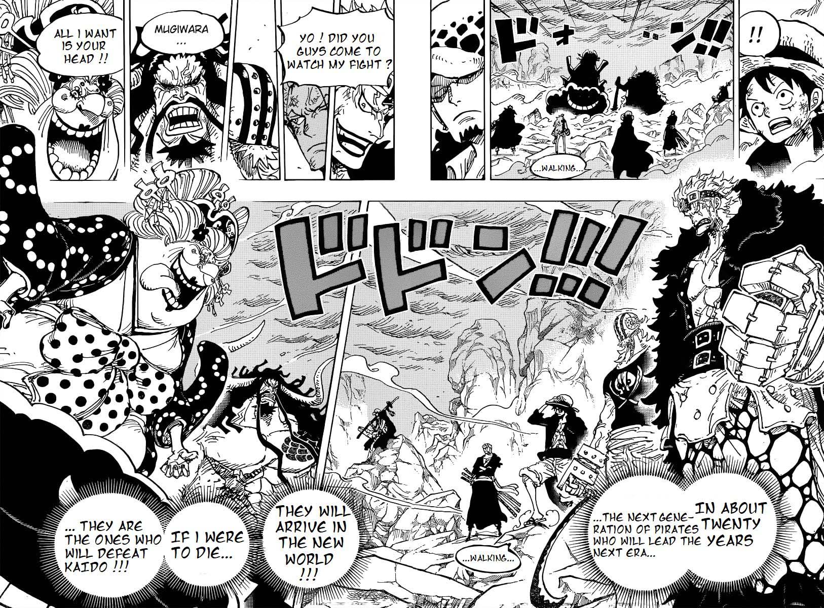 One Piece Manga Chapter 1000 page 8 - Straw Hat Luffy