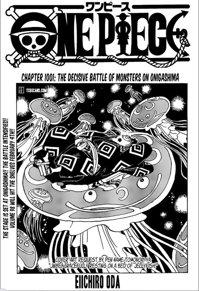 One Piece Manga Chapter 1001 page 1 - Battle of Monsters on Onigashima