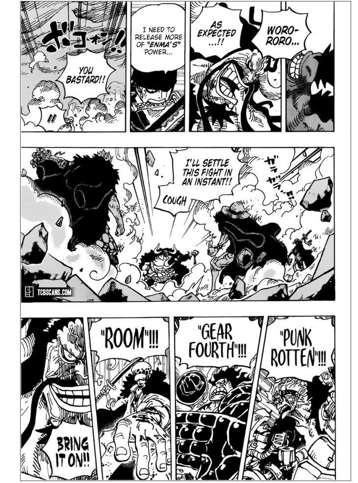 One Piece Manga Chapter 1001 page 11 - Battle of Monsters on Onigashima