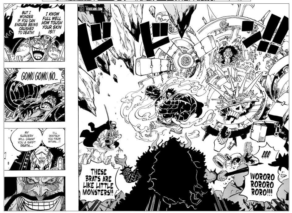One Piece Manga Chapter 1001 page 12 - Battle of Monsters on Onigashima