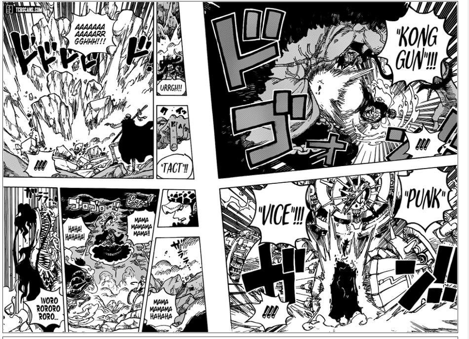 One Piece Manga Chapter 1001 page 13 - Battle of Monsters on Onigashima