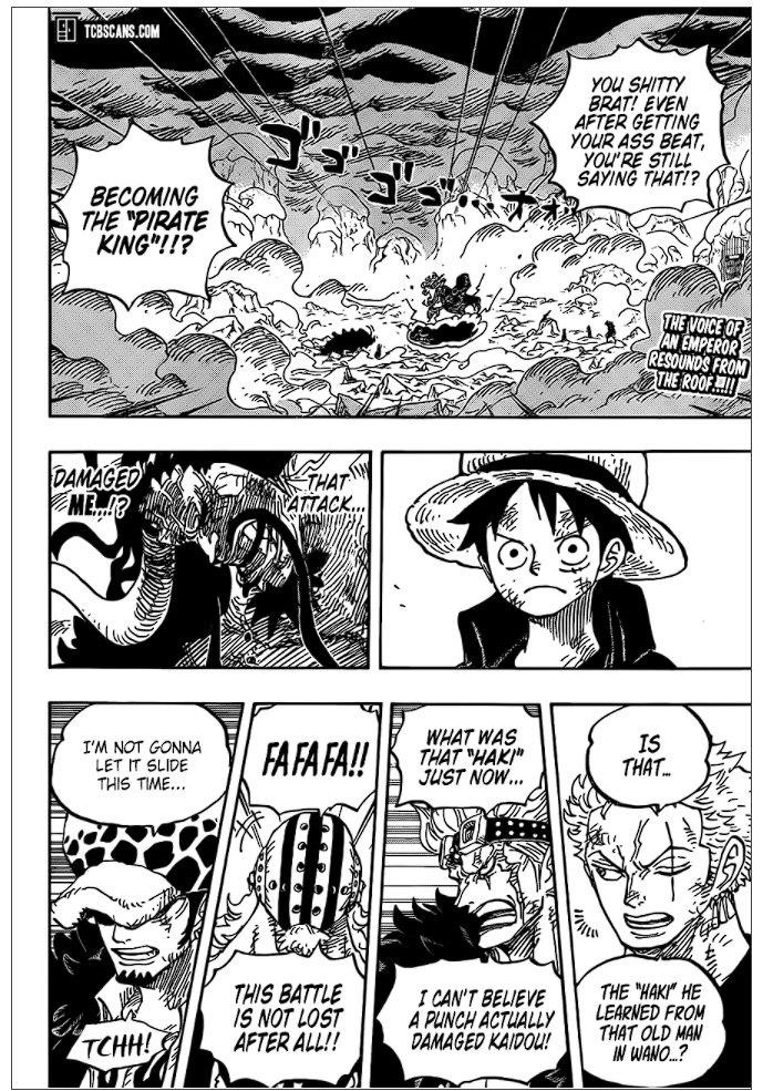 One Piece Manga Chapter 1001 page 2 - Battle of Monsters on Onigashima