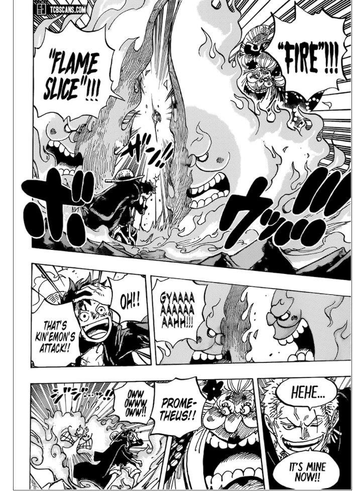 One Piece Manga Chapter 1001 page 6 - Battle of Monsters on Onigashima