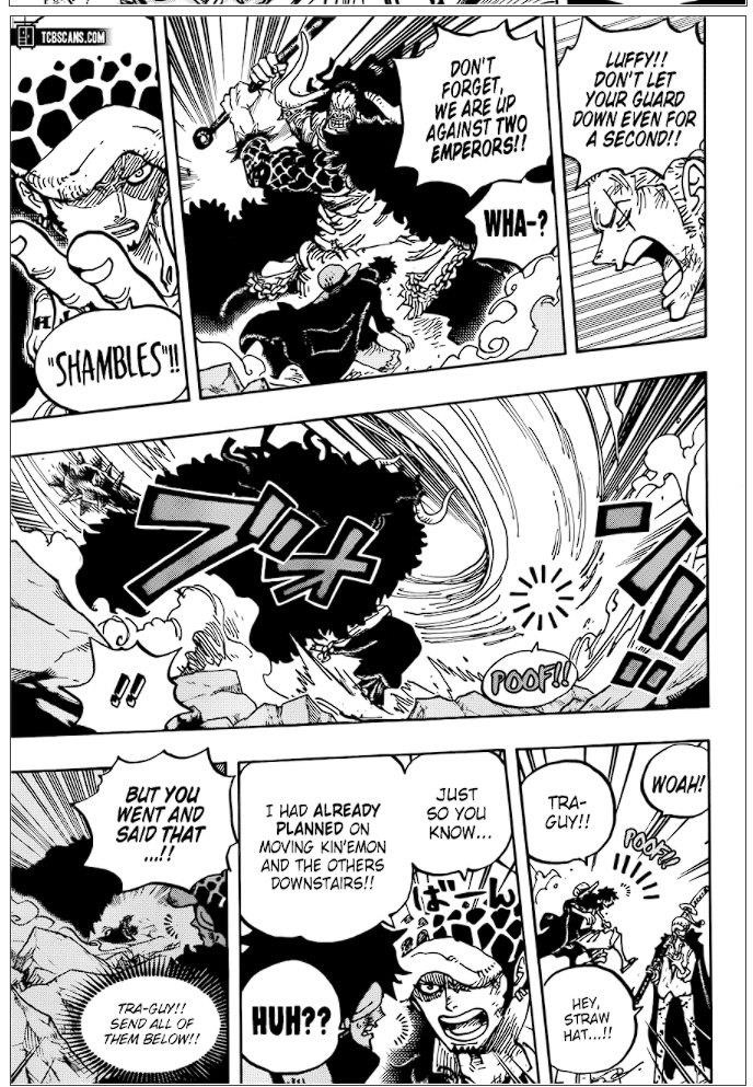 One Piece Manga Chapter 1001 page 7 - Battle of Monsters on Onigashima