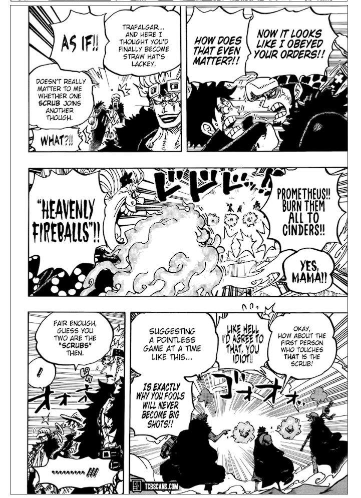 One Piece Manga Chapter 1001 page 8 - Battle of Monsters on Onigashima