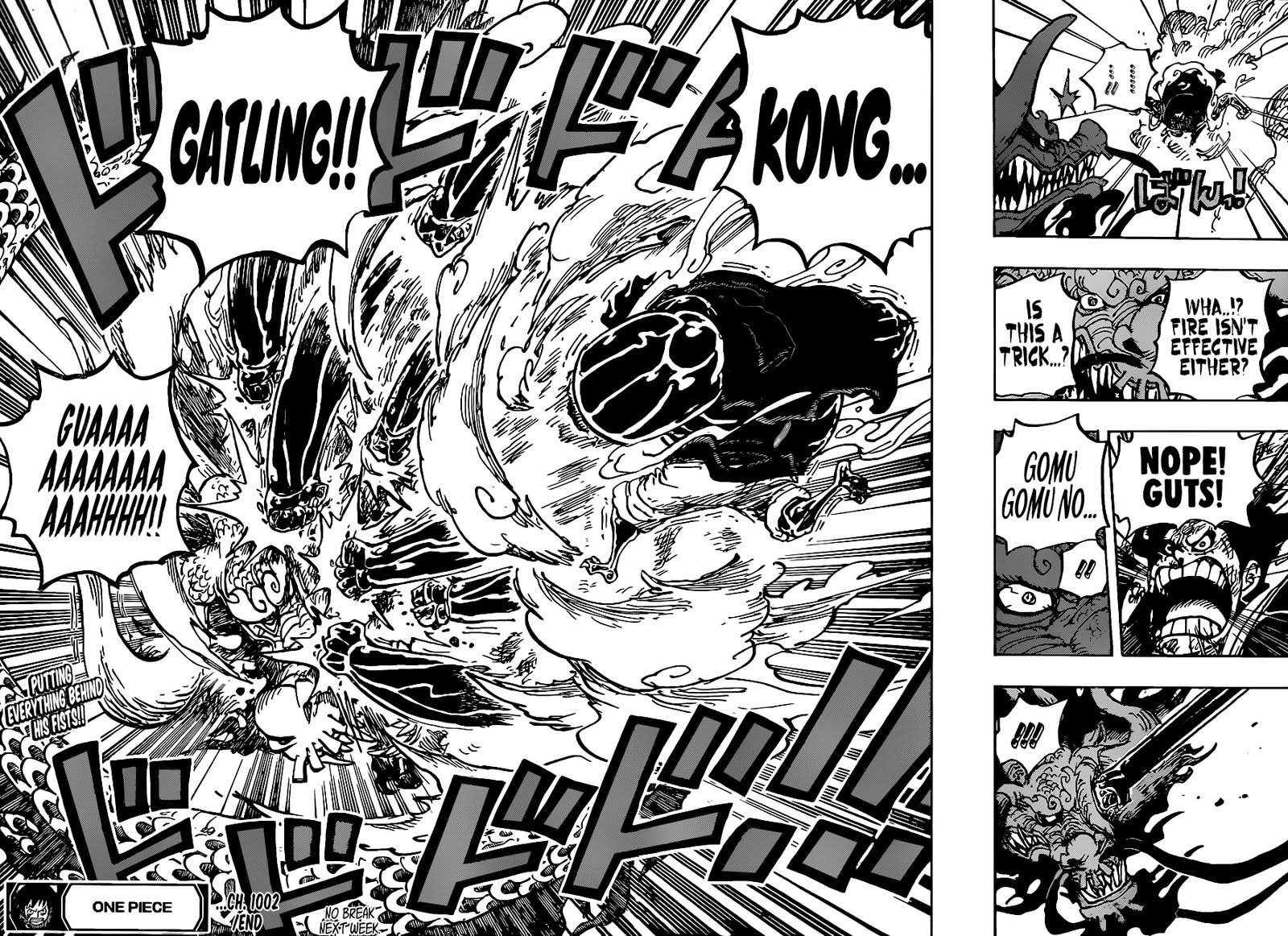 One Piece Manga Chapter 1002 page 13 - Four Emperors vs. New Generation