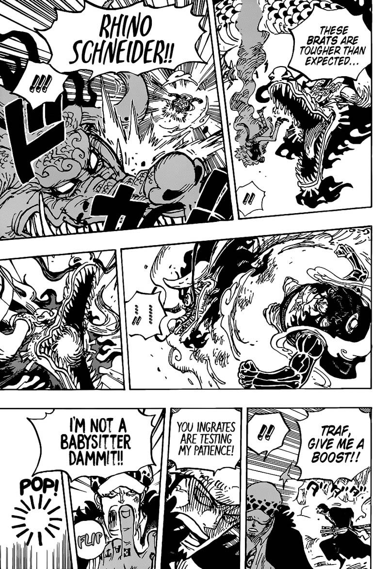 One Piece Manga Chapter 1002 page 9 - Four Emperors vs. New Generation