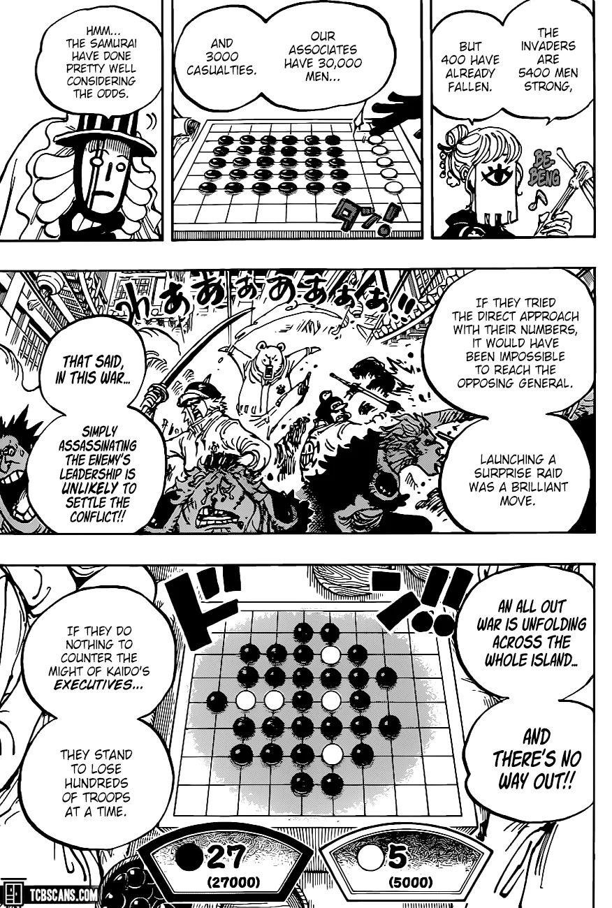 One Piece Manga Chapter 1003 page 11 - Night on the Board