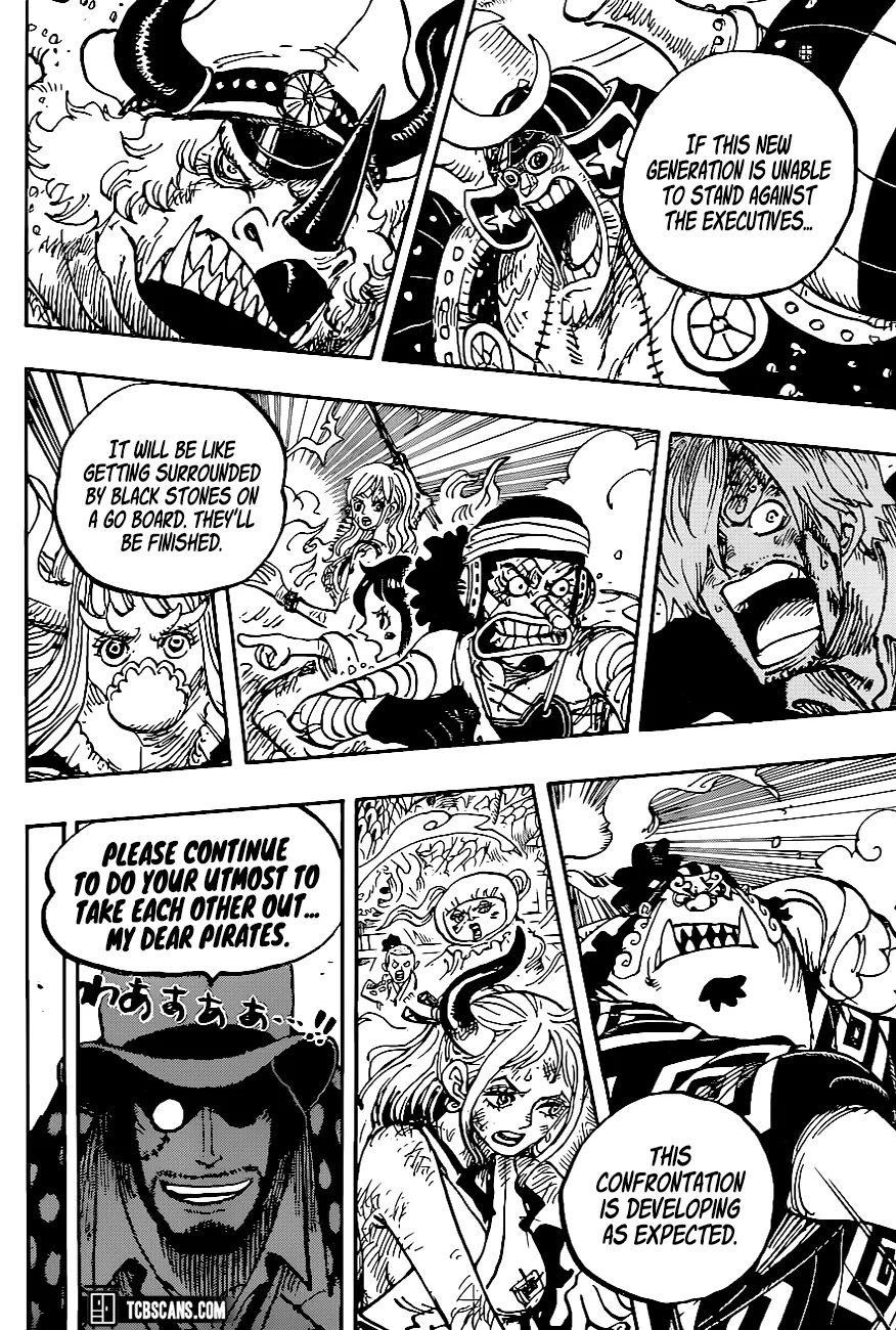 One Piece Manga Chapter 1003 page 12 - Night on the Board