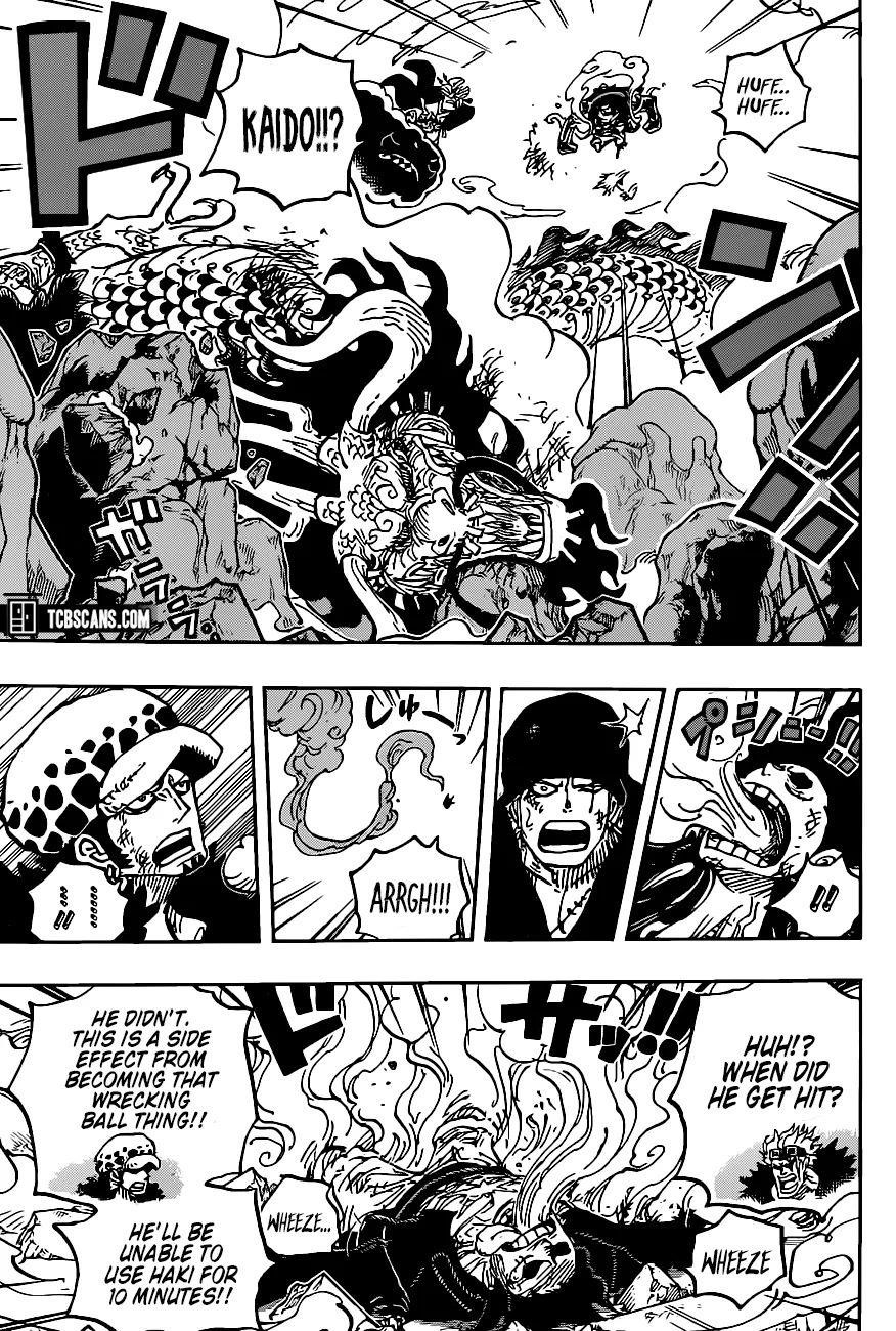 One Piece Manga Chapter 1003 page 4 - Night on the Board