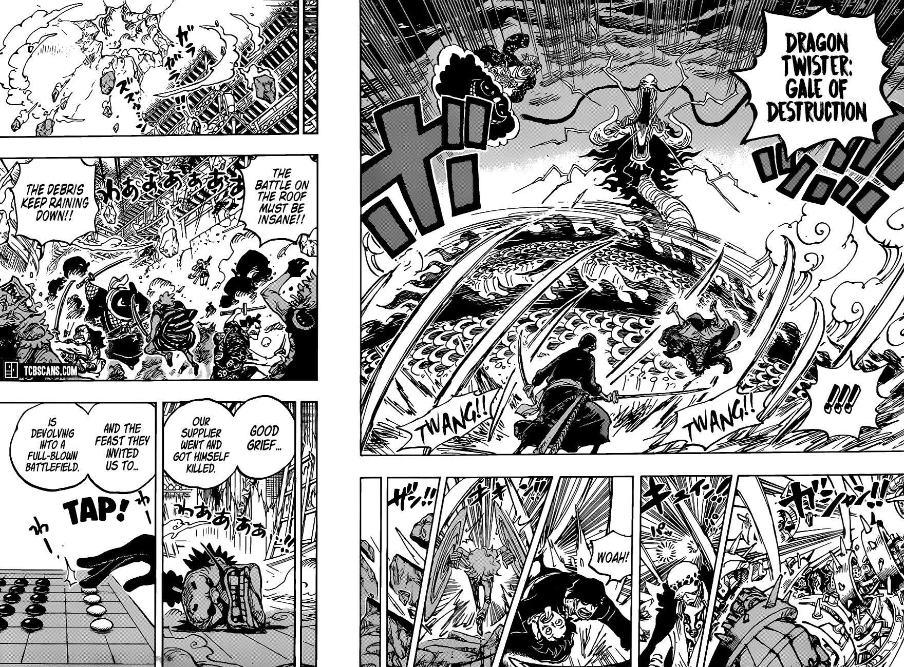One Piece Manga Chapter 1003 page 9 - Night on the Board