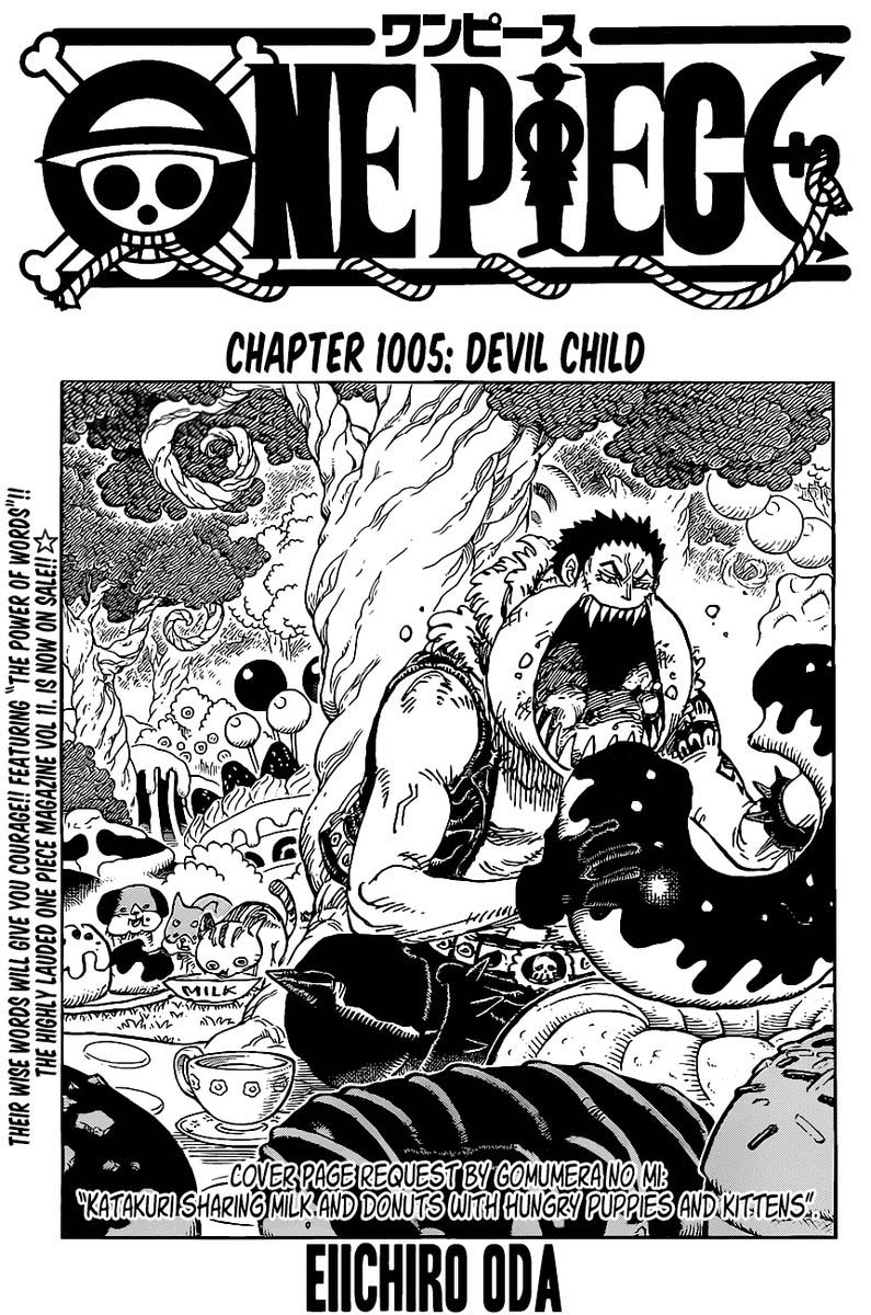 One Piece Manga Chapter 1005 page 1 - Devil Child