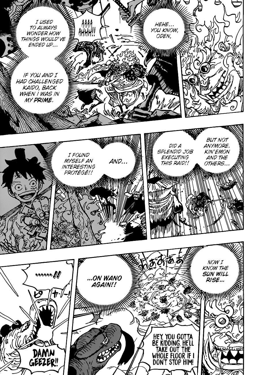 One Piece Manga Chapter 1006 page 13 - The Honorable Hyougoro of the Flower