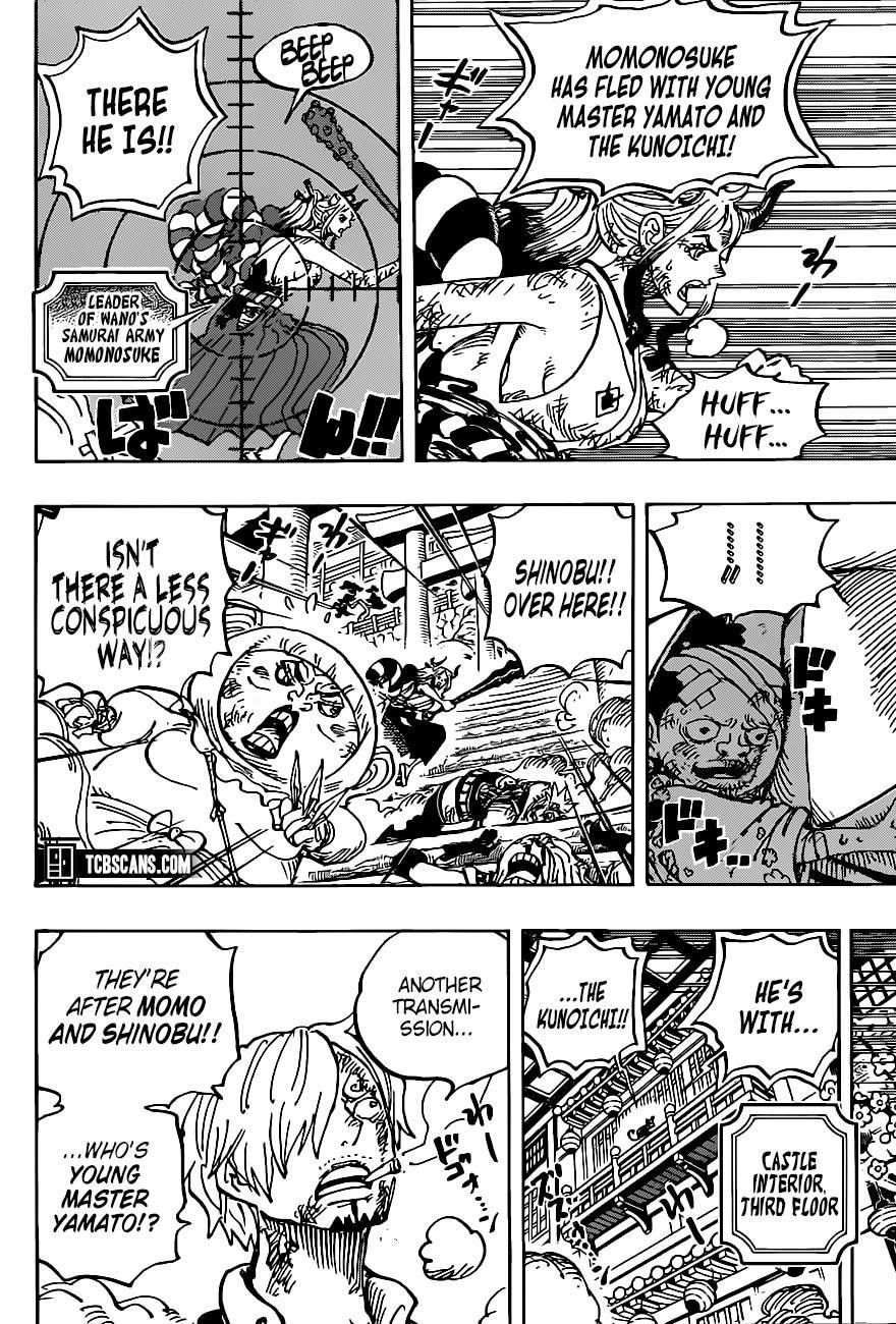One Piece Manga Chapter 1006 page 4 - The Honorable Hyougoro of the Flower