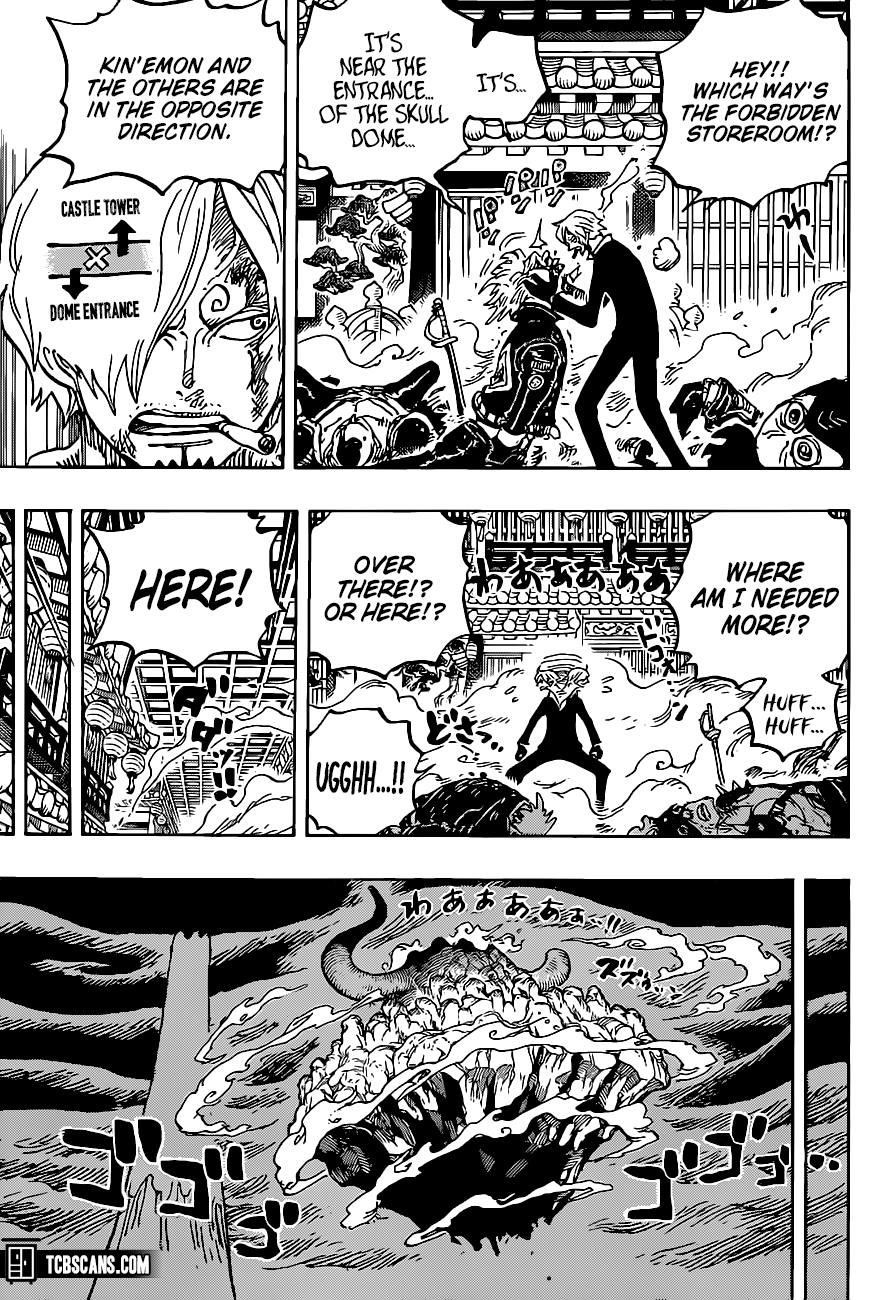 One Piece Manga Chapter 1006 page 5 - The Honorable Hyougoro of the Flower