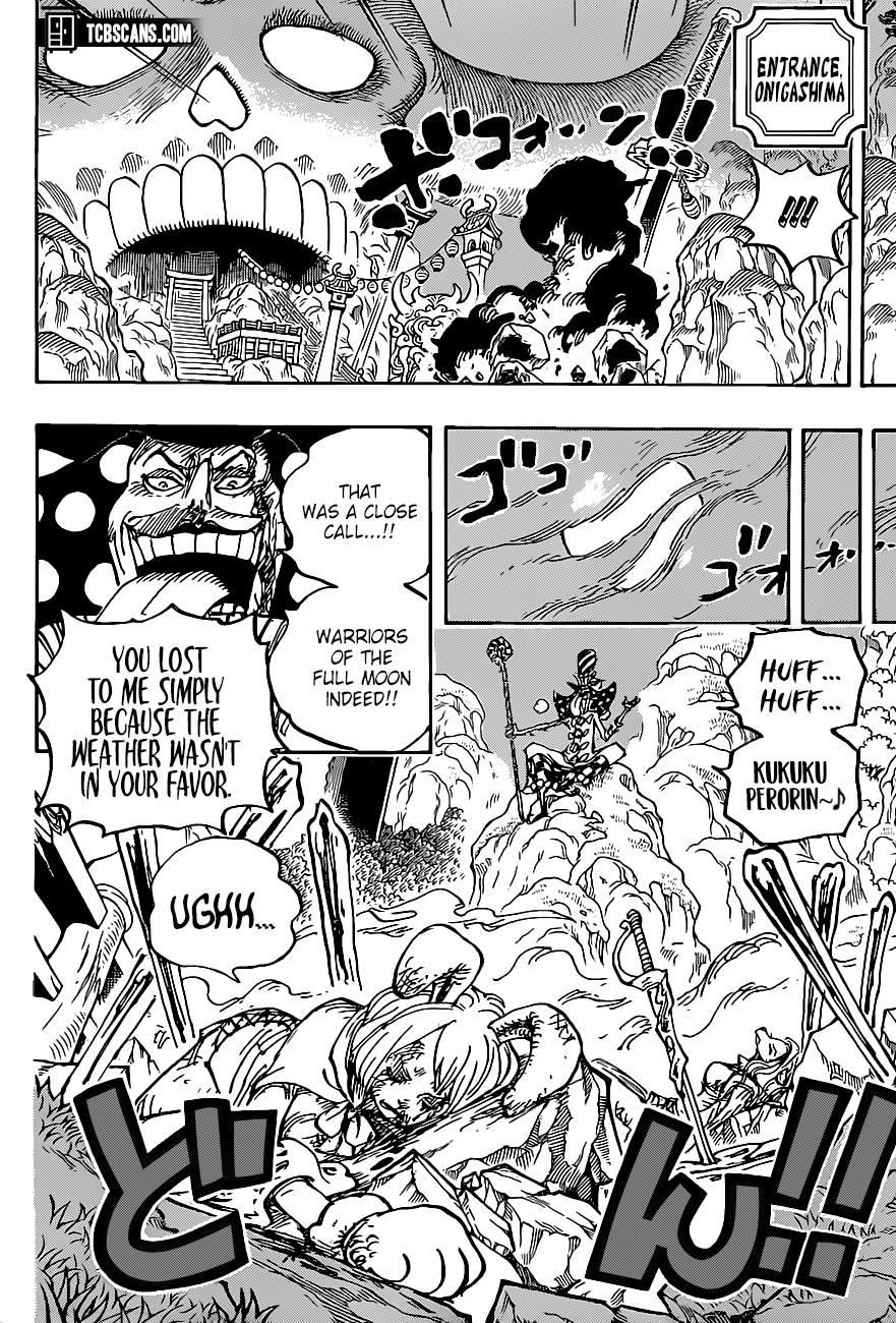 One Piece Manga Chapter 1006 page 6 - The Honorable Hyougoro of the Flower