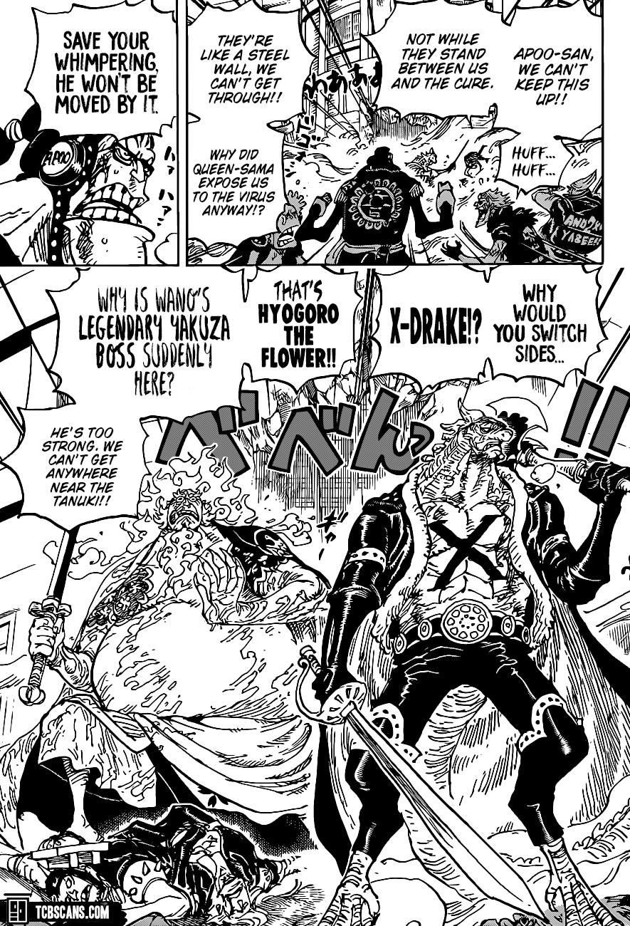 One Piece Manga Chapter 1006 page 9 - The Honorable Hyougoro of the Flower