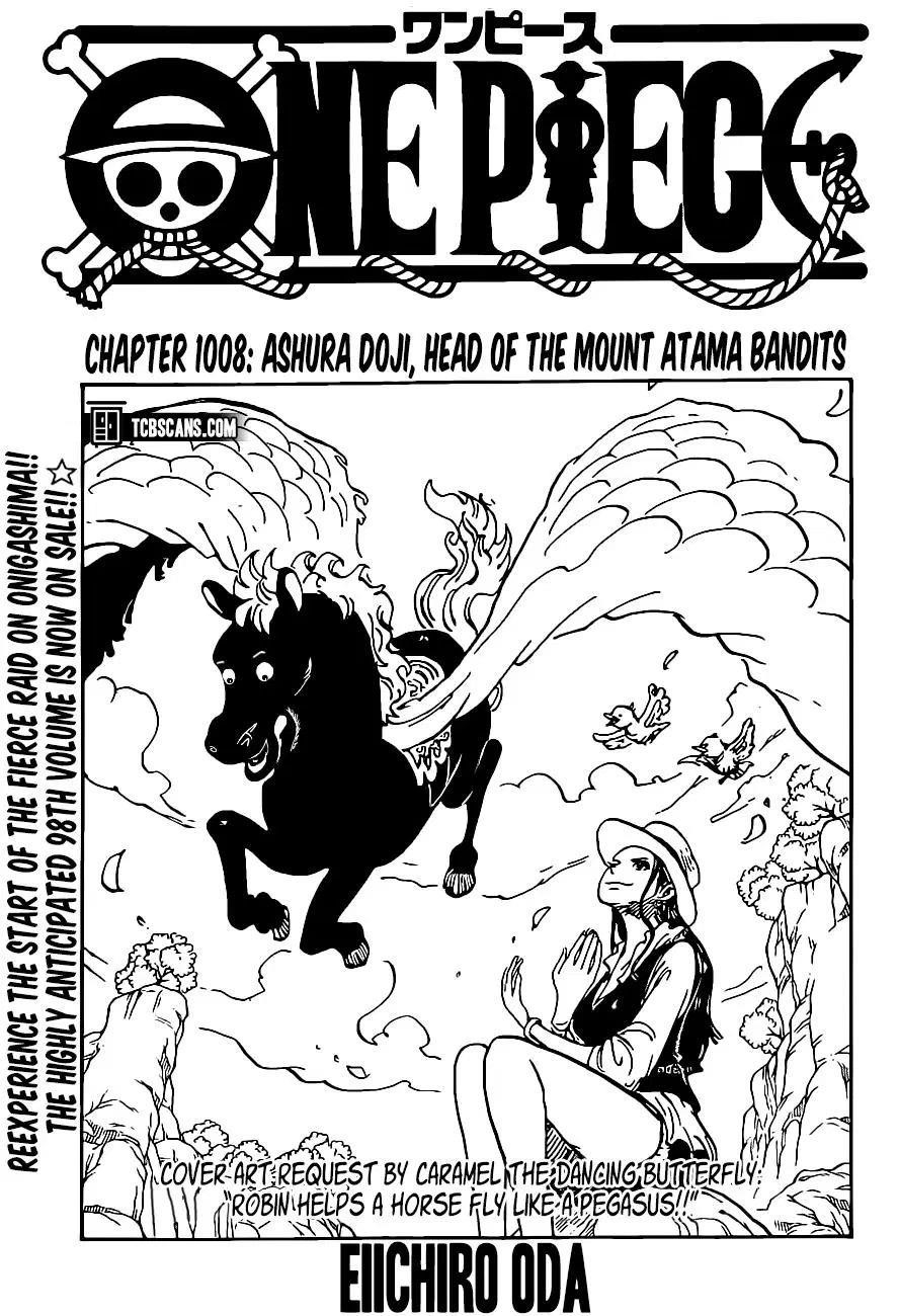 One Piece Manga Chapter 1008 page 1 - Leader of the Mt. Atama Thieves, Ashura Doji