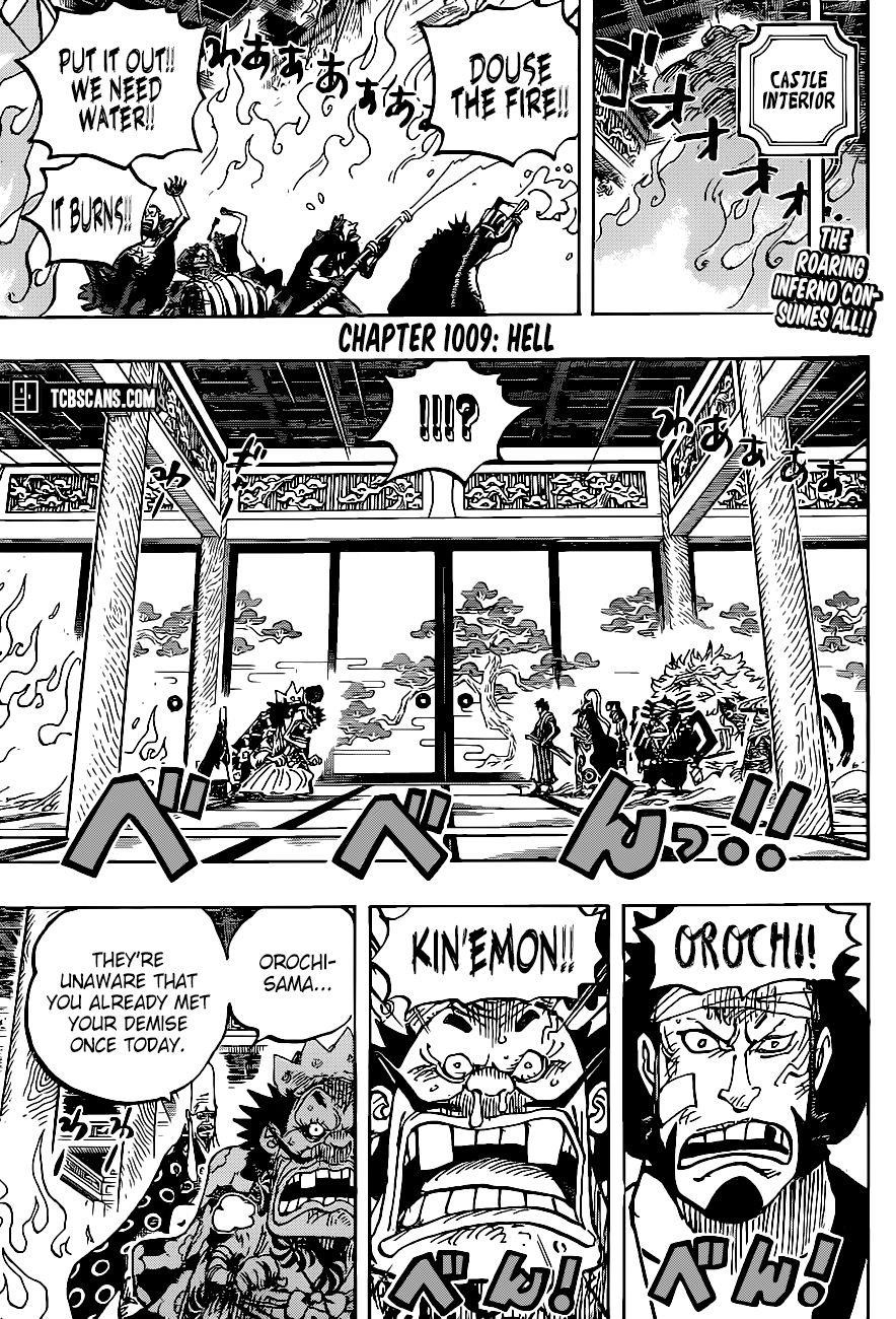 One Piece Manga Chapter 1009 page 3 - Naraku