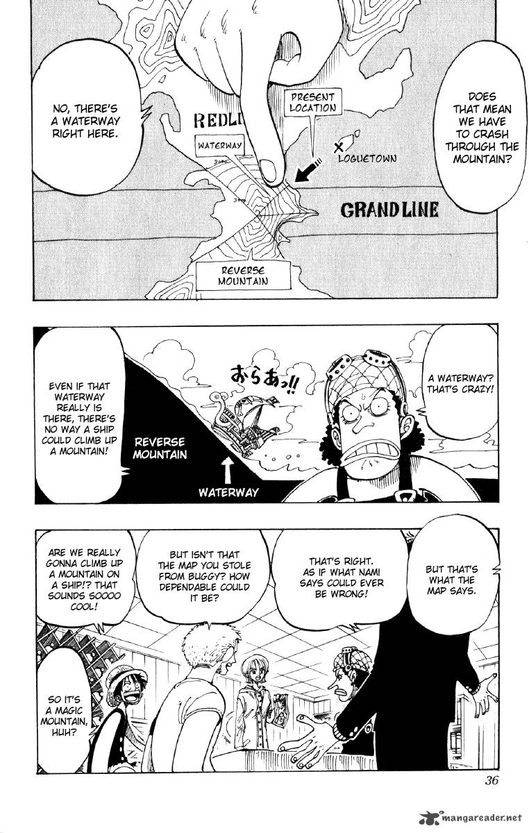 One Piece Manga Chapter 101 page 4 - Reverse Mountain