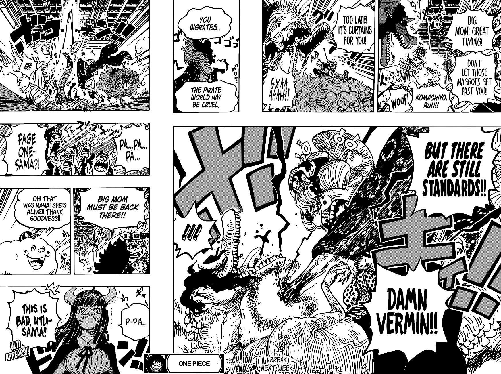 One Piece Manga Chapter 1011 page 18 - The Code of Anko