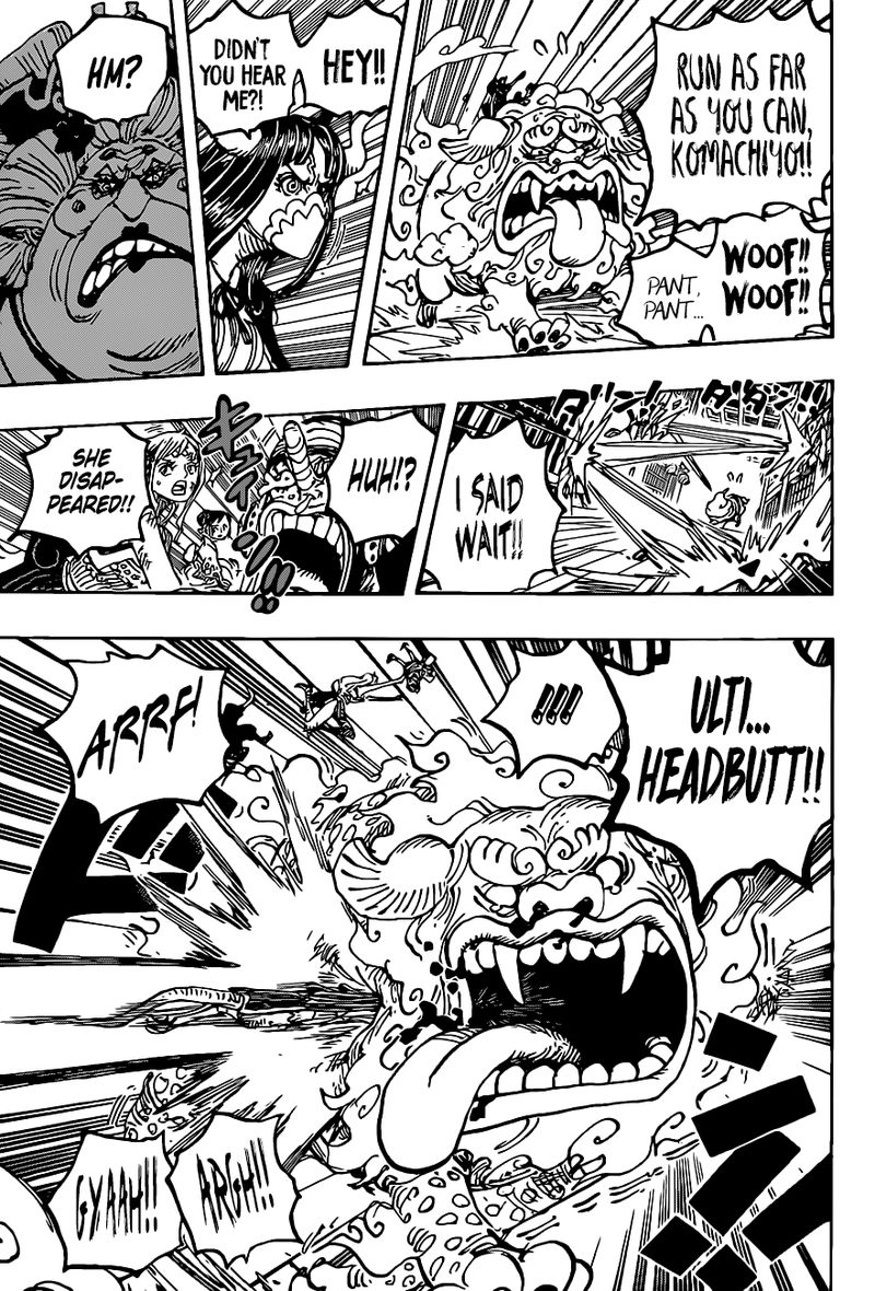 One Piece Manga Chapter 1012 page 13 - Itch