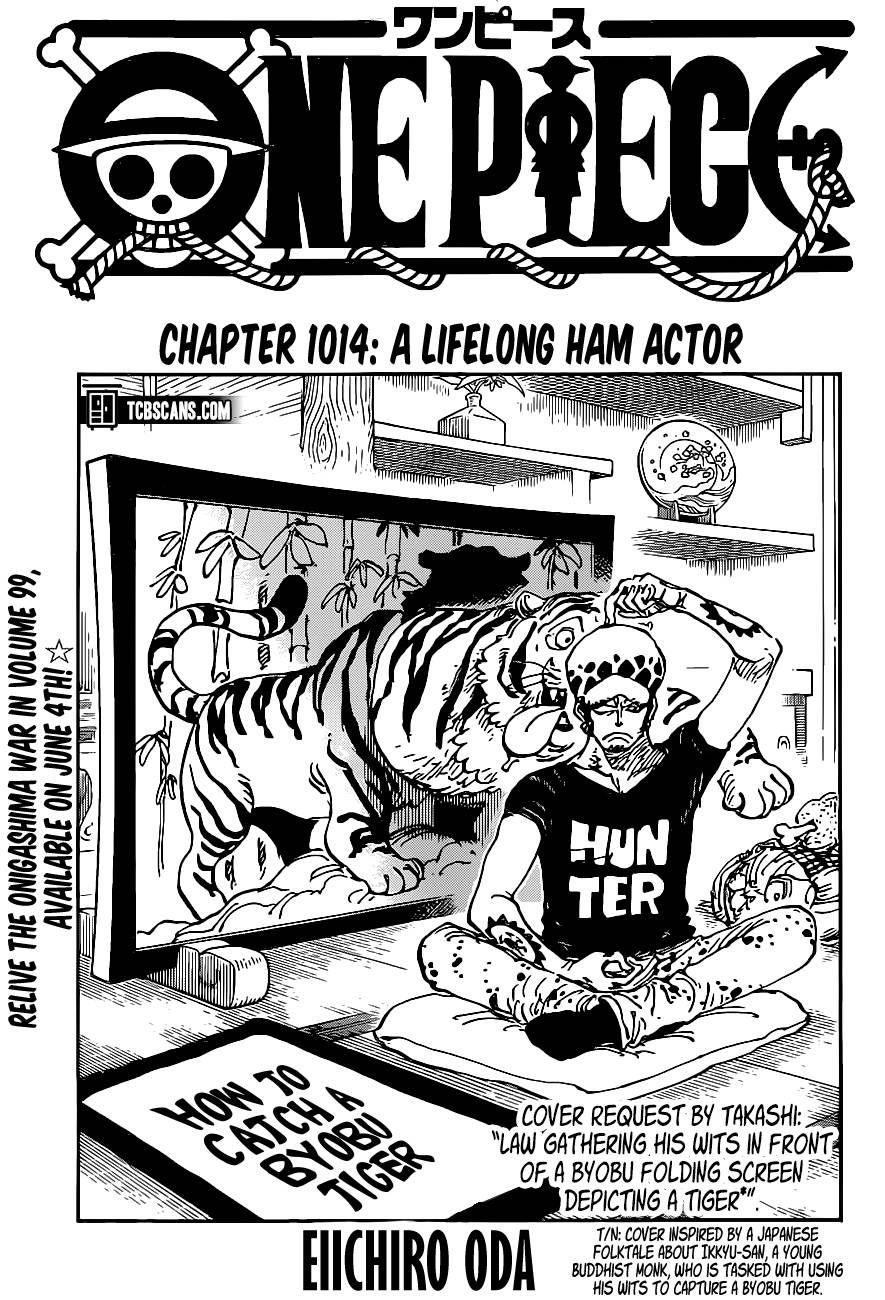 One Piece Manga Chapter 1014 page 1 - Life's Lousy Actor