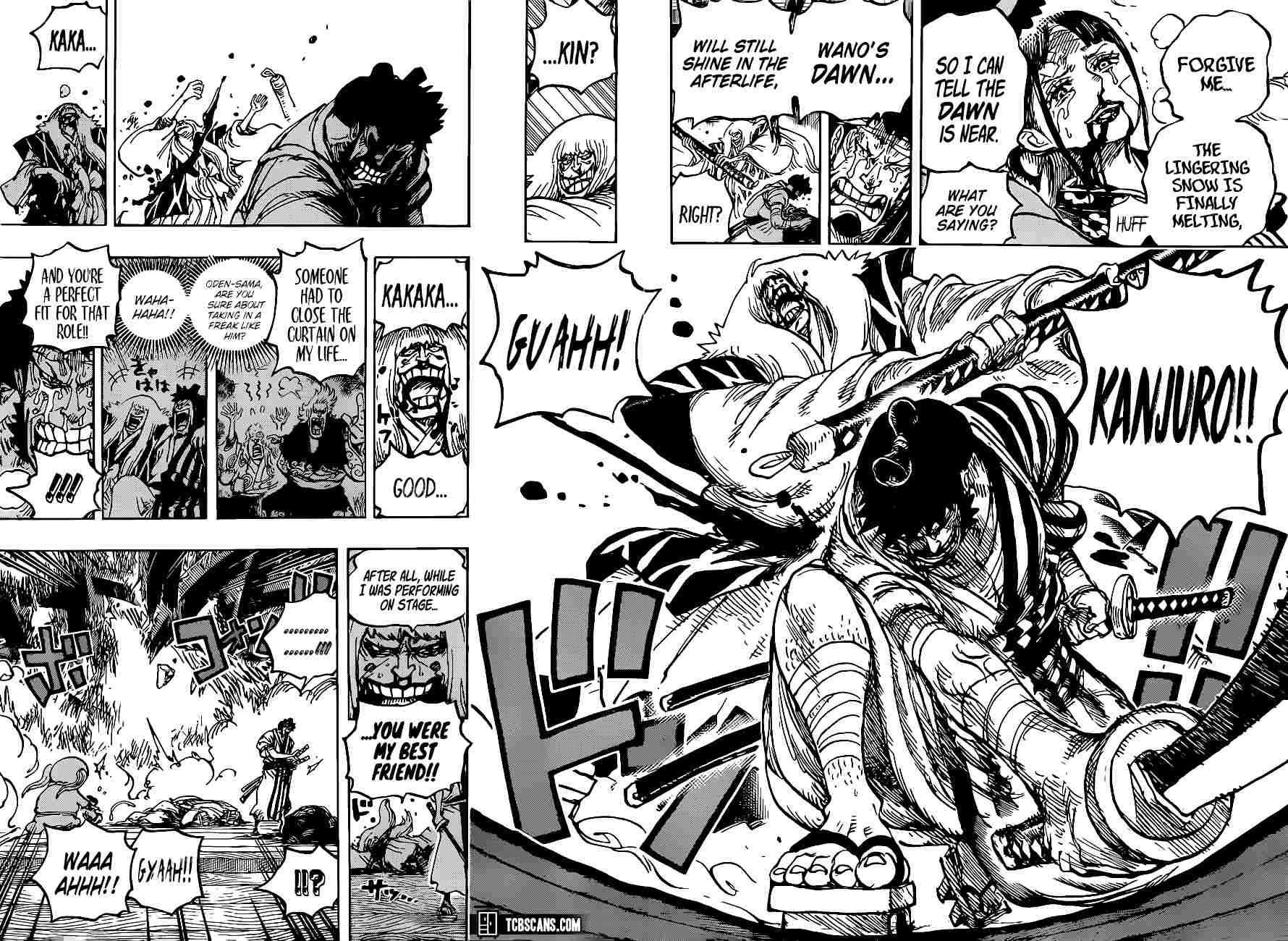 One Piece Manga Chapter 1014 page 13 - Life's Lousy Actor