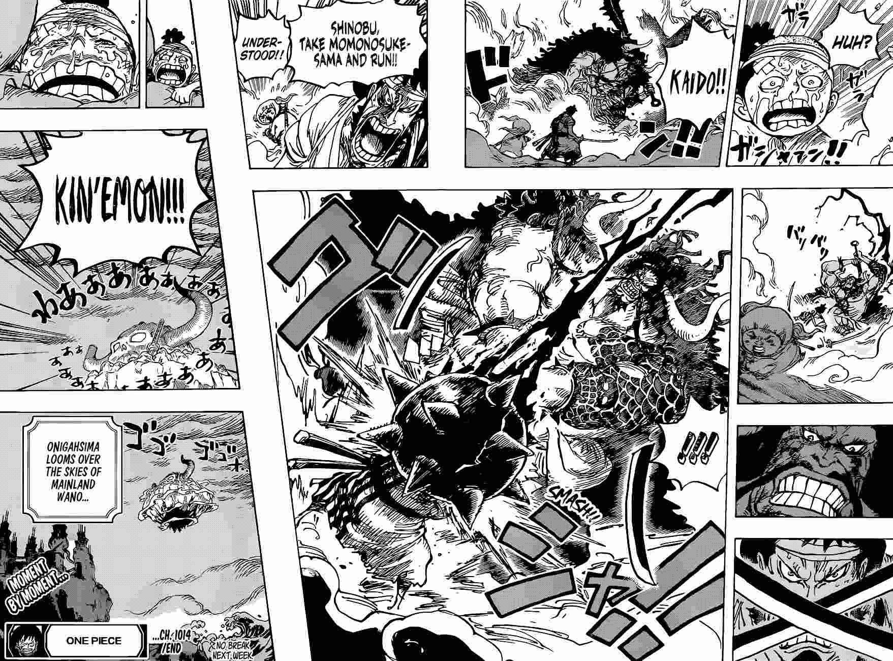 One Piece Manga Chapter 1014 page 14 - Life's Lousy Actor