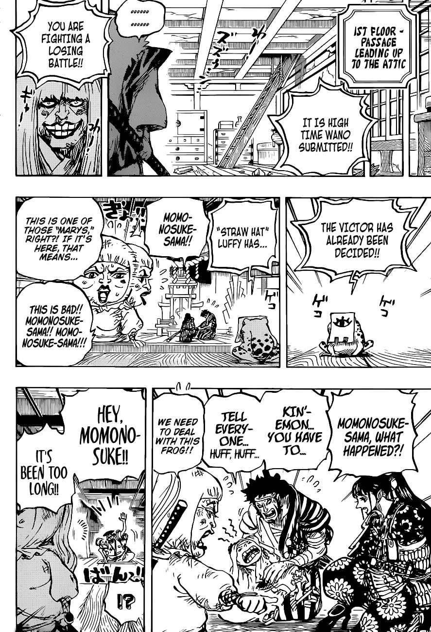 One Piece Manga Chapter 1014 page 9 - Life's Lousy Actor