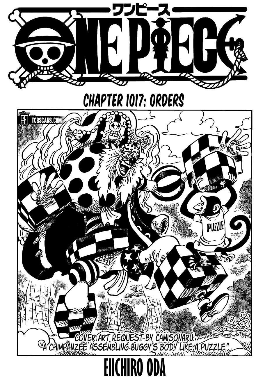 One Piece Manga Chapter 1017 page 1 - The Order