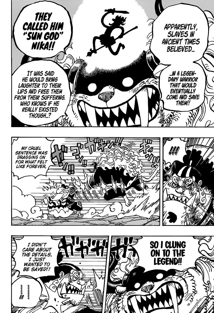 One Piece Manga Chapter 1018 page 12 - Jinbe vs. Who's-Who