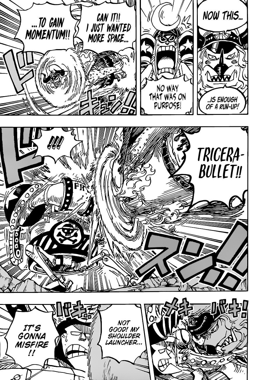 One Piece Manga Chapter 1019 page 12 - Heliceratops