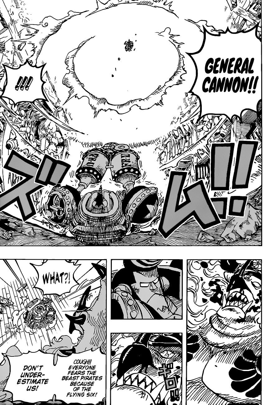 One Piece Manga Chapter 1019 page 16 - Heliceratops