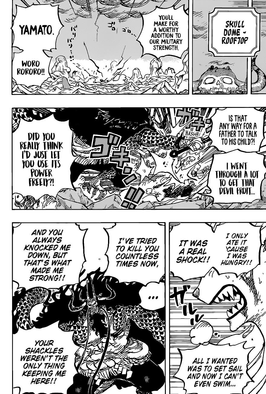 One Piece Manga Chapter 1019 page 18 - Heliceratops