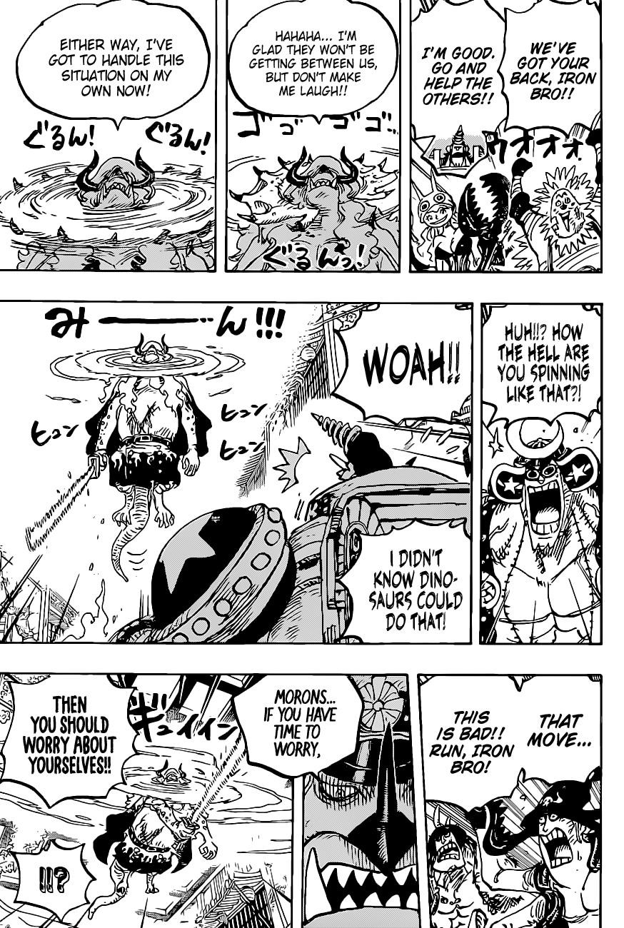 One Piece Manga Chapter 1019 page 8 - Heliceratops