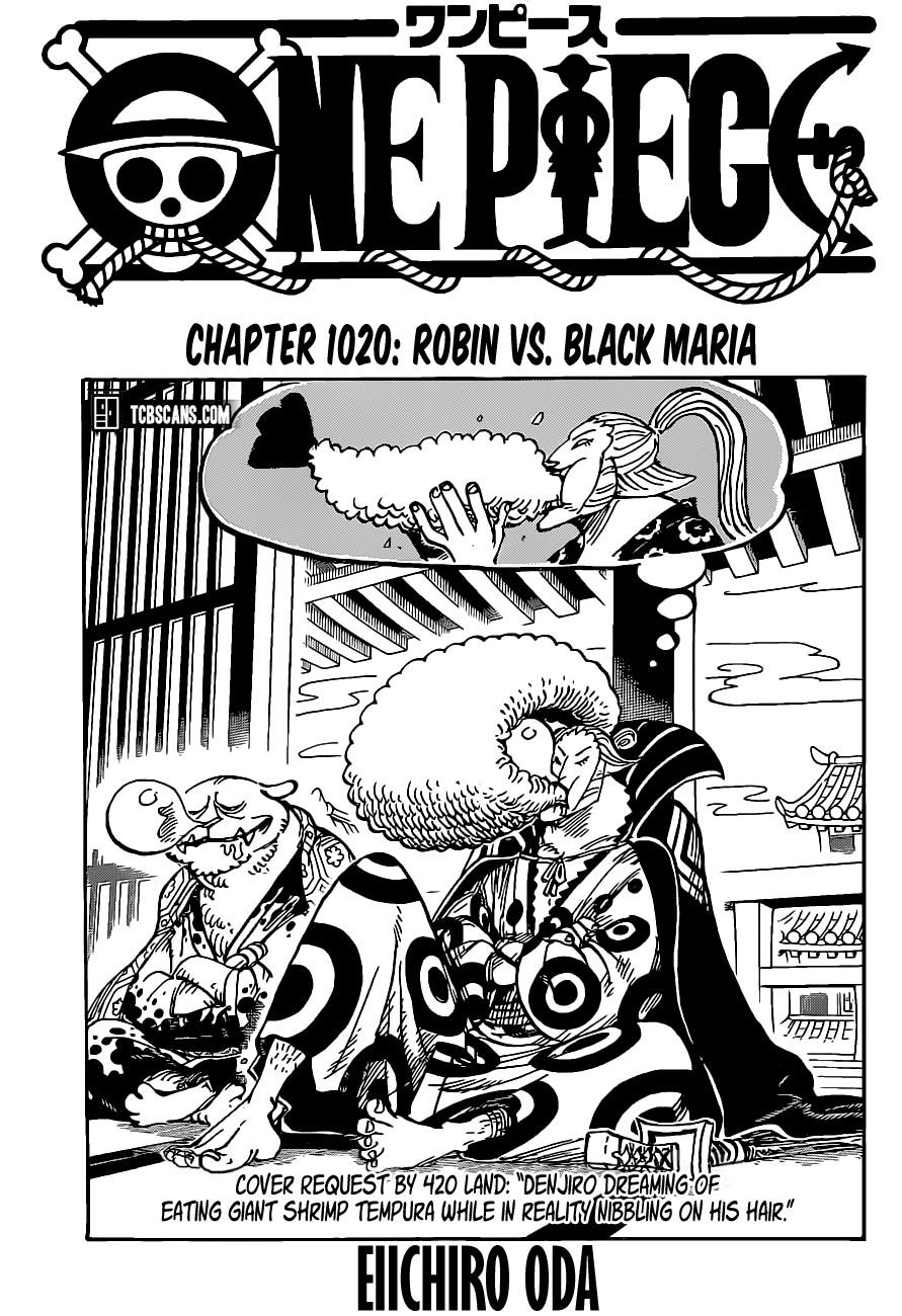 One Piece Manga Chapter 1020 page 1 - Robin vs. Black Maria