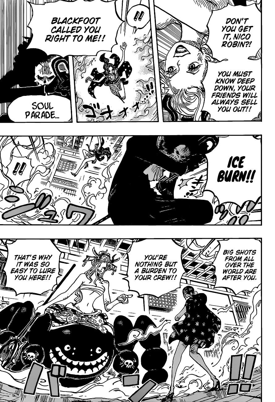 One Piece Manga Chapter 1020 page 13 - Robin vs. Black Maria