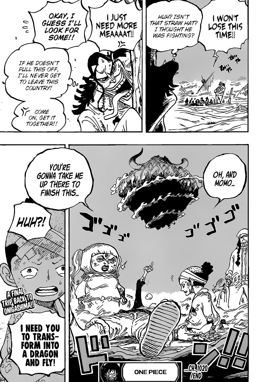 One Piece Manga Chapter 1020 page 17 - Robin vs. Black Maria