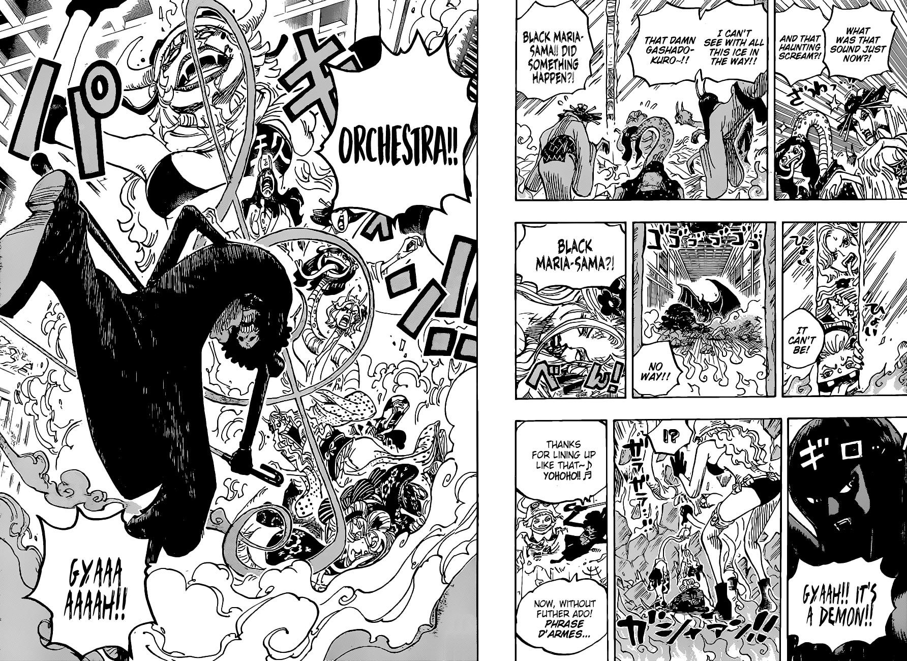 One Piece Manga Chapter 1021 page 14 - Demonio