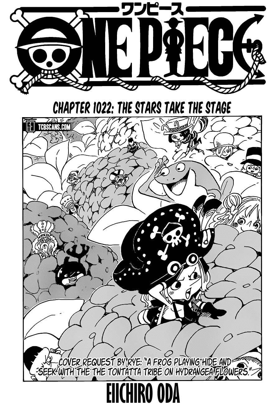 One Piece Manga Chapter 1022 page 1 - The Stars Take the Stage
