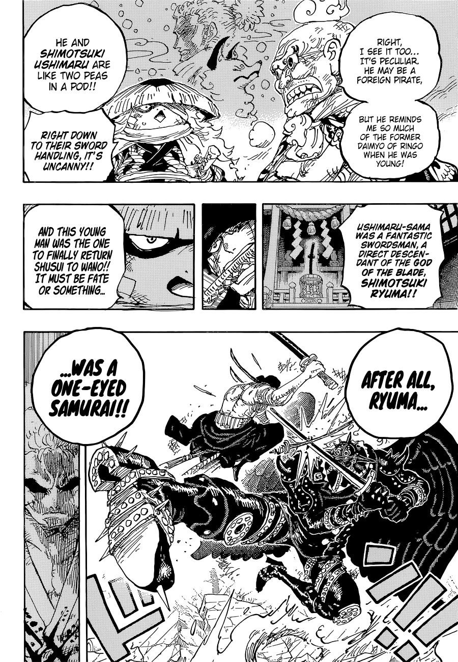 One Piece Manga Chapter 1023 page 11 - Two Peas in a Pod