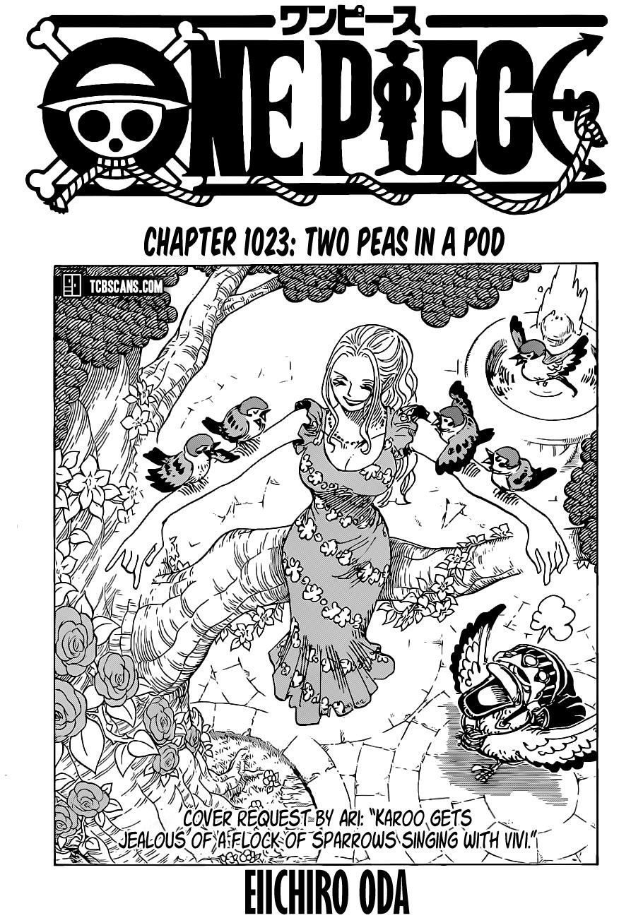 One Piece Manga Chapter 1023 page 2 - Two Peas in a Pod