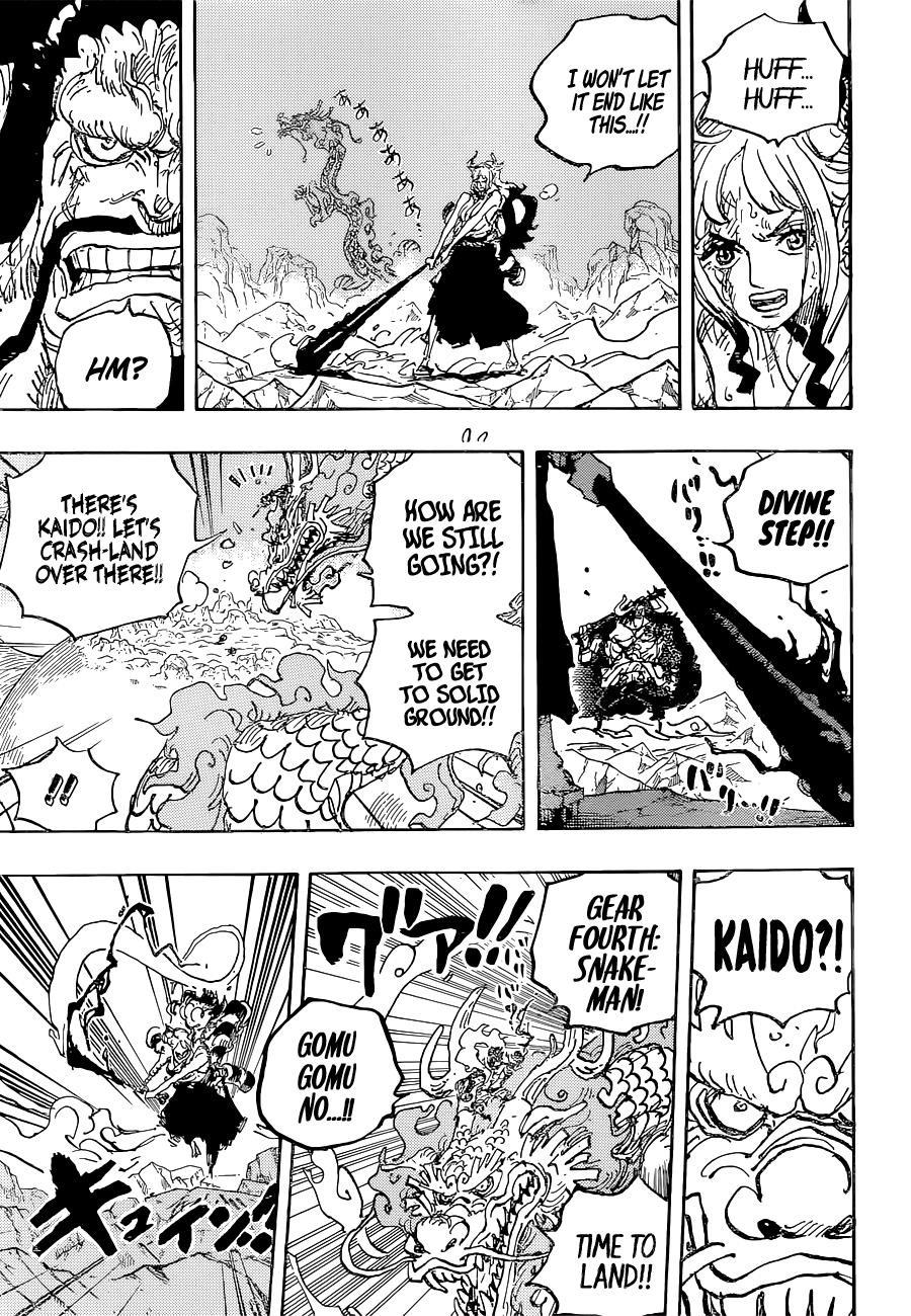 One Piece Manga Chapter 1025 page 14 - Twin Dragons Painting