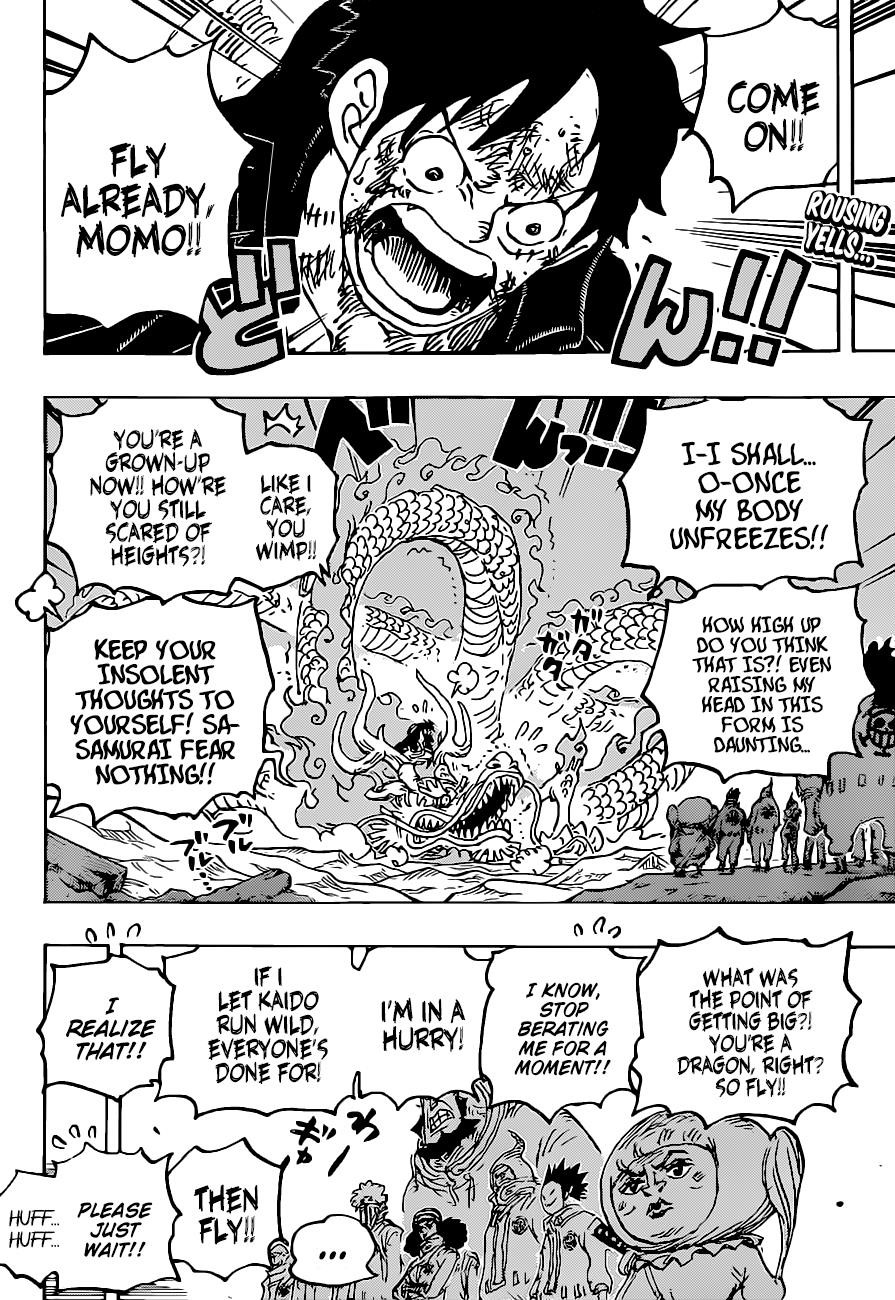 One Piece Manga Chapter 1025 page 4 - Twin Dragons Painting
