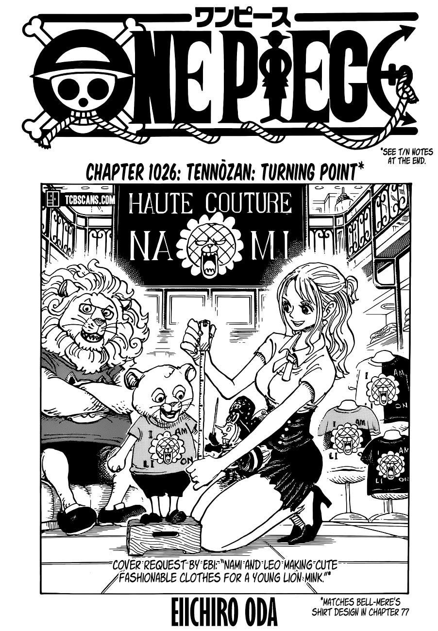 One Piece Manga Chapter 1026 page 1 - The Pivotal Clash