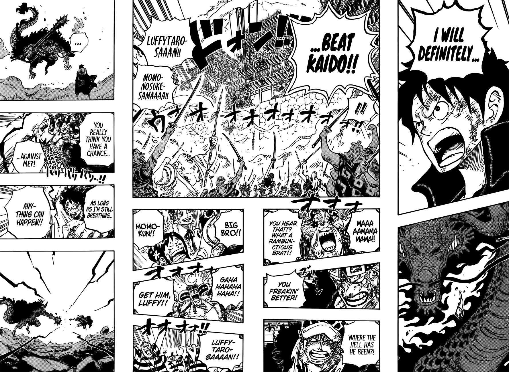 One Piece Manga Chapter 1026 page 12 - The Pivotal Clash