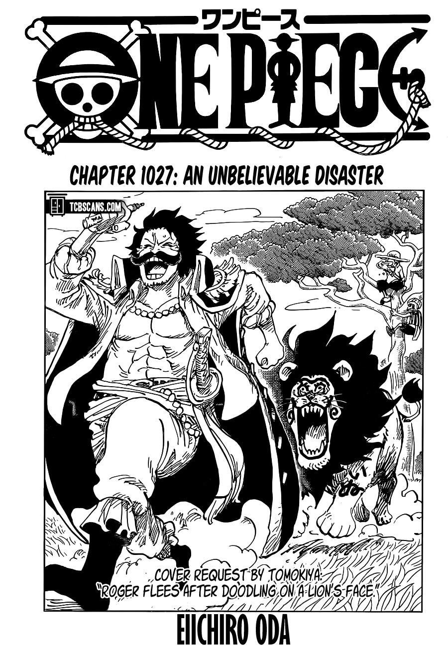 One Piece Manga Chapter 1027 page 1 - Danger Beyond Imagining